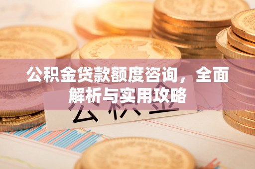 高州公积金贷款额度咨询，全面解析与实用攻略