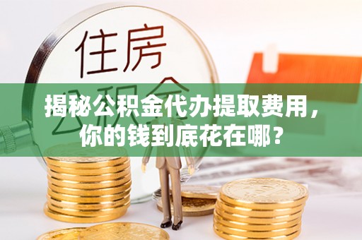 高州揭秘公积金代办提取费用，你的钱到底花在哪？
